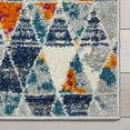 thumbnail image 4 of Well Woven Keyla Light Blue & Grey Area Rug 7'10" x 9'10" Triangle Geometric, 4 of 7