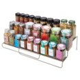 thumbnail image 3 of mDesign Adjustable, Expandable Metal Kitchen Spice Rack Organizer - Matte Satin, 3 of 7