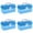 Sky Blue 4PCS, variant on Blue Portable Box Organizer Multipurpose Sewing Box Tool Box Crafts And Supplies Storage Case With Handle And Removable Tray