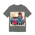 thumbnail image 3 of Baby Driver Retro Women's Relaxed Fit Short-Sleeve Crewneck T Shirt, 3 of 4