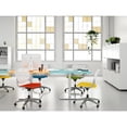 thumbnail image 2 of KFI Studios KOOL Home and Office Computer Chair, White Back, Black Seat, 2 of 2