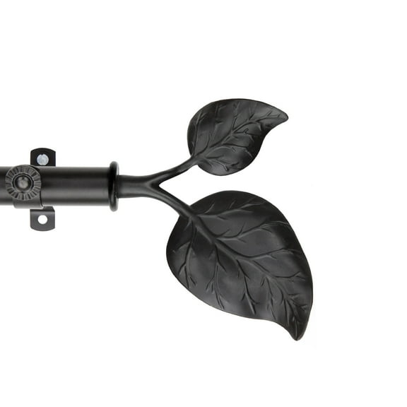 Contemporary Home Living Set of 2 Black Contemporary Curtain Holdback Hooks 9.75"