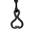 thumbnail image 3 of Black Wrought Iron Cabinet Ring Pulls 2.75" W Unique Decorative Hanging Ring Swing Handles forDrawer Doors Rust Resistant Dresser Pulls w/Hardware Renovators Supply Pack of 2, 3 of 3