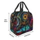 thumbnail image 3 of Balery Mandala Colorful Bolsa de Almuerzo Aislada – Caja de Almuerzo con Papel de Aluminio Grueso, Mantiene la Comida Fresca por 4 Horas, 3 of 8