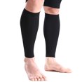 thumbnail image 1 of Graflsoa S06 Compression Calf Sleeves - Moisture-Wicking, Breathable, Graduated Support for Enhanced Performance - Black, Size L (Pair), 1 of 7