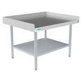 thumbnail image 2 of 30" x 36" 16-Gauge Stainless Steel Equipment Stand with Galvanized Undershelf, EQT-163036., 2 of 7