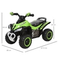 thumbnail image 6 of Green Kids Ride On Push Car with Music and Lights, Foot-to-Floor Sliding Car for 1.5-3 Years Old, 44 lbs Capacity, Wear-Resistant Wheels for Asphalt and Cement, 6 of 10