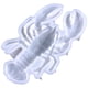 thumbnail image 1 of Molde de epoxi con forma de langosta, colgante de langosta 3D, para decoración de pared, 1 of 8