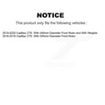 thumbnail image 2 of Positive Plus Front Rear Semi-Metallic Brake Pads Kit for Car Cadillac CT6 KPF-100199, 2 of 8