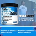 thumbnail image 6 of Evlution EVL BCAAs Amino Acids Powder - BCAA Powder Post Workout Recovery Drink and Stim Free Pre Workout Energy - 5g Branched Chain Amino Acids Supplement for Men - Blue Raz, 6 of 9