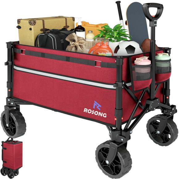 Carro utilitario plegable ROSONG de alta resistencia 56 x 25 x 19 cm