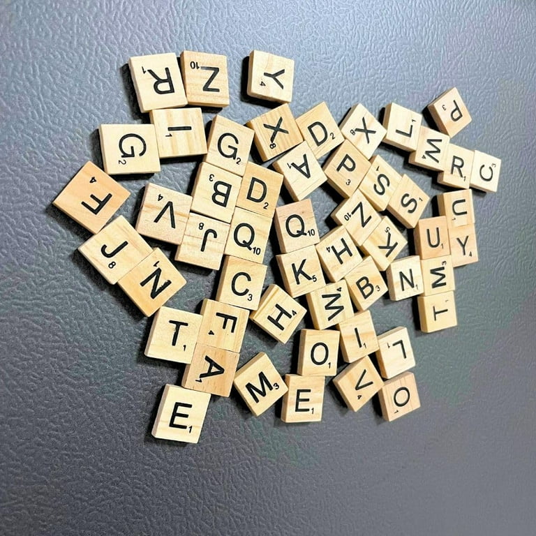 Refrigerator Scrabble Game Set with Alphabet Tiles Refrigerator Scrabble Game Set with Alphabet Tiles