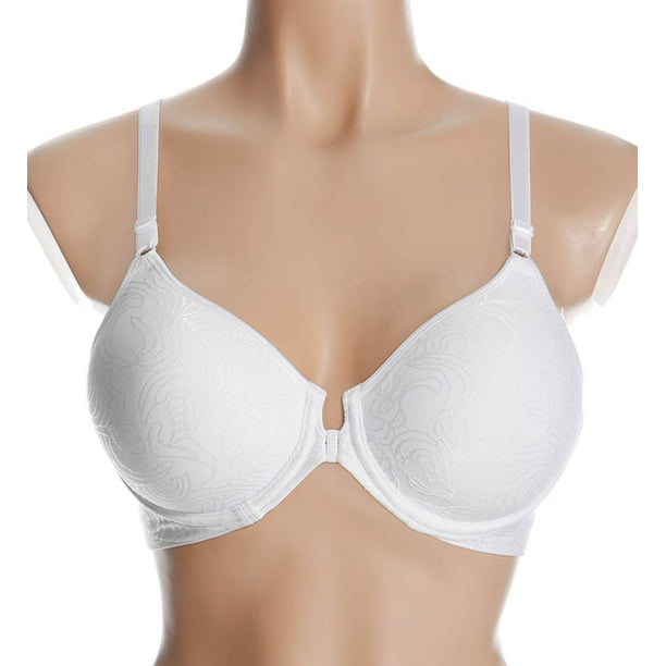 Bali Comfort Revolution Women`s Front-Close Shaping Underwire Bra White at   Women's Clothing store