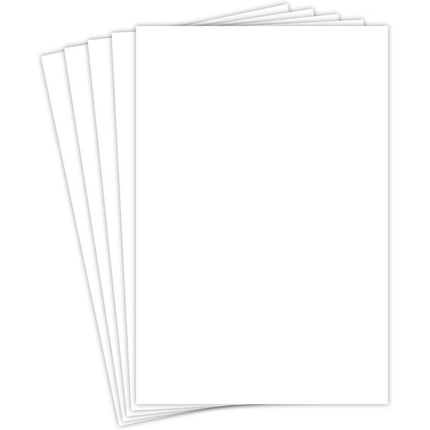 Blank White Large Cardstock 12” x 18” Inches Medium Weight Thick Paper 65lb Cover Card Stock