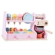 thumbnail image 5 of Juguete de helado de madera, juego de cocina, tienda, juego de simulación, juguetes de comida, mostrador de helado 3 en 1 para niñas y niños, mayores rosa, 5 of 9