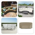 thumbnail image 7 of Covers & all Curved Outdoor Couch Cover, 1000D Waterproof, UV-Resistant Patio Furniture Cover, 7 of 7