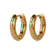 thumbnail image 2 of Aretes Mujer con Perlas Colgantes LuckyLy Arracadas de Acero Inoxidable con Baño de Oro 14k Modelo Connie blanco Unitalla, 2 of 6