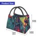 thumbnail image 2 of Disketp Neon Zombie Skull Bolsa Térmica Estampada, Bolsa Térmica Aislante para Almuerzo, Playa y Campamento, 2 of 6