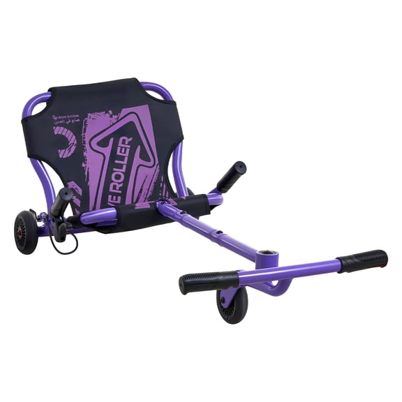 VEVOR Ride on Scooter 150 lbs Swing Side-to-Side for Amazing Riding Purple, for Ages 4 , Powered by Zig-Zag Motion, Ride on Toy with 3 Adjustable Length, Hand Brake, for Hard Surface Indoor & Outdoor