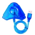 thumbnail image 1 of Cable adaptador conversor para PS2 a PC, Plug and Play, de 1 PC a 2 PS2 para WIN98 XP 7 8, 1 of 14