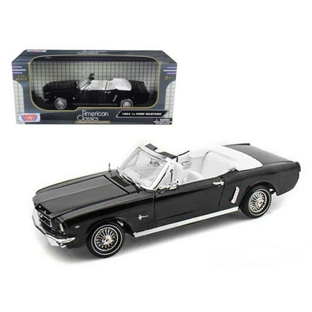 1964 Ford Owners Manual - 1964 1 2 Ford Mustang Black Convertible 1-18 Diecast Model Car
