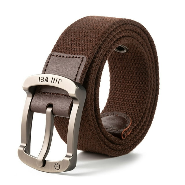 Mens Adult Unisex Military Canvas Quick Release Buckle Outer Belt Men's Outdoor Training Belt