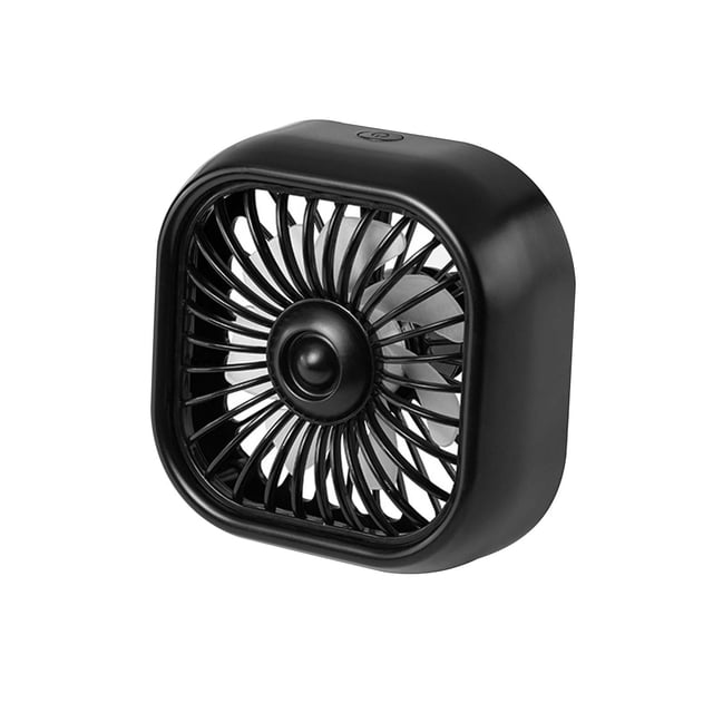 Ohufall USB Powered Mini Car Fan Portable Colorful Cooling Fan For Auto Vehicle Dashboard Vent