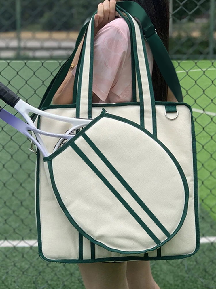 golytefs Tennis Tote Bag Large Tennis Bag Sports Handbag Pickleball Bag for Men And Women