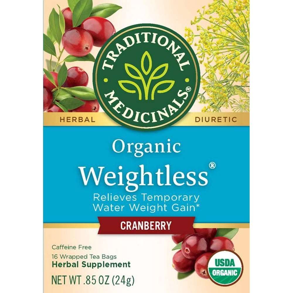 Traditional Medicinals, Organic Weightless Cranberry, Tea Bags, 16 Ct