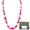 NK_10349_Fuchsia_Red, variant on Bocar Long Beaded Necklace for Women Handmade Fashion Costume Chain Jewelry Gift