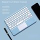 thumbnail image 2 of Teclado inalámbrico Bluetooth español con panel táctil hebreo coreano para IPad Pro Air para Xiaomi Huawei Android Windows Tablet teclado, 2 of 5