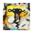 thumbnail image 1 of Corkscrew Expressionism Abstract - Canvas, 1 of 10