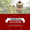 LIXILANG Aged Pine Wine Barrel for SelfBrewed Wine Wooden Beer Barrels