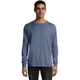 thumbnail image 1 of Hanes Mens ComfortWash Garment Dyed Long Sleeve Tee, M, Saltwater, 1 of 2