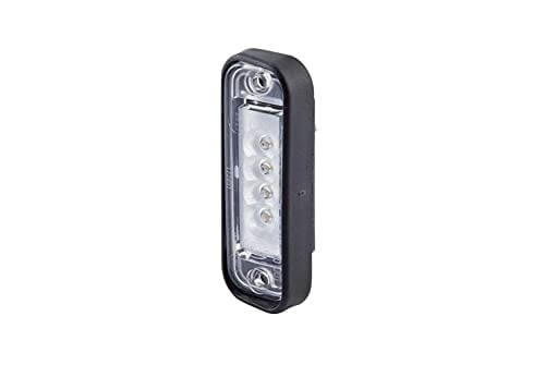 HELLA 010278311 License Plate Light 12V Black