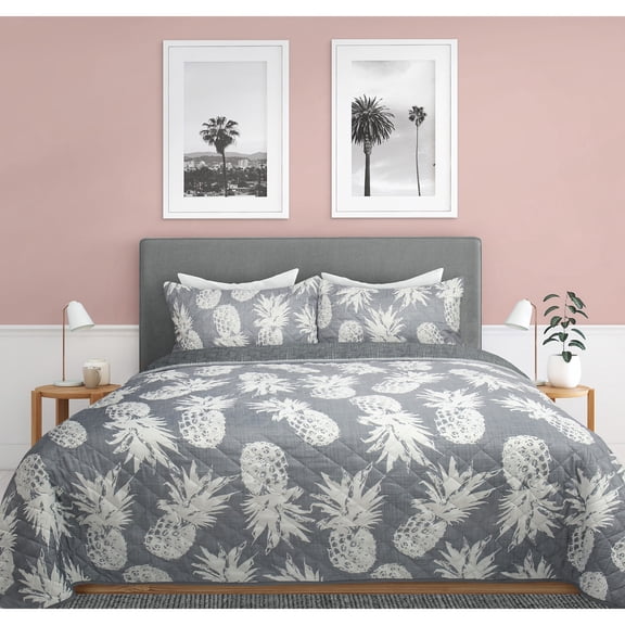 Quilt 3PC Set K Pineapples
