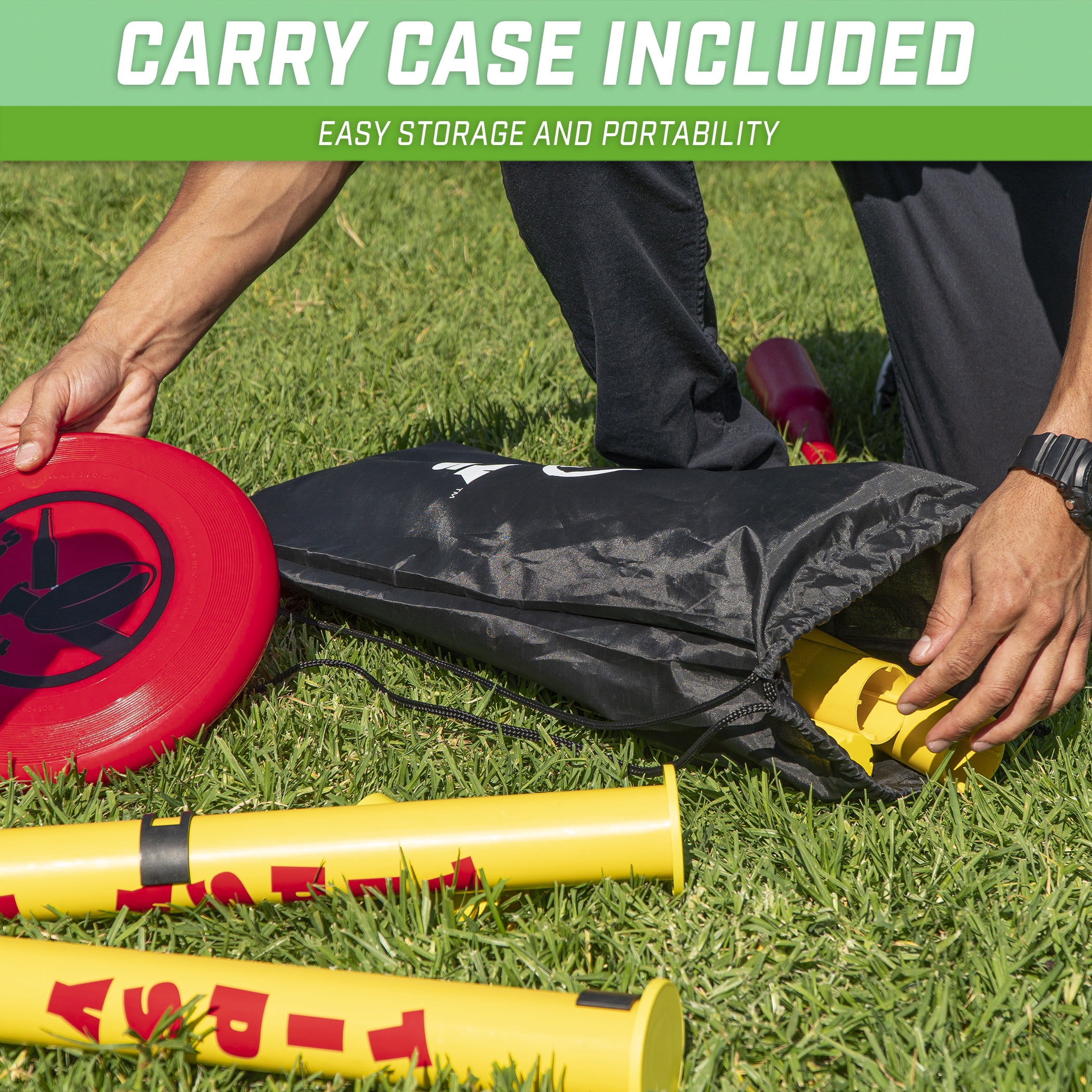 GoSports Tipsy Toss Game Set - Outdoor Target Toss Game