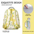 thumbnail image 4 of Modern Lemon Students Backpack Cute Yellow Fruit School Bag with Bright Floral Design, Durable and Comfortable, 4 of 6