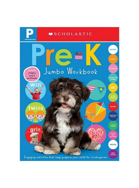 Scholastic Early Learners: Pre-K Jumbo Workbook: Scholastic Early Learners (Jumbo Workbook) (Paperback)