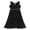Black, variant on YiZYiF Kids Girls Sleeveless Chiffon Romper Maxi Dress for Birthday Party School Pageant Dance