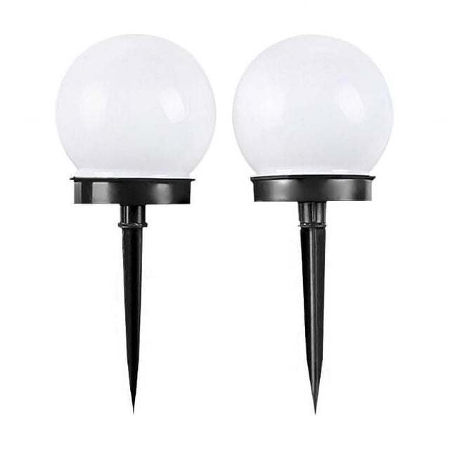 Landscape Light for Outdoor Decor, Unique Round Ball Shape Solar Garden Stake Lights, Waterproof Material, Decorative Glow for Garden Patio Yard, 2PCS