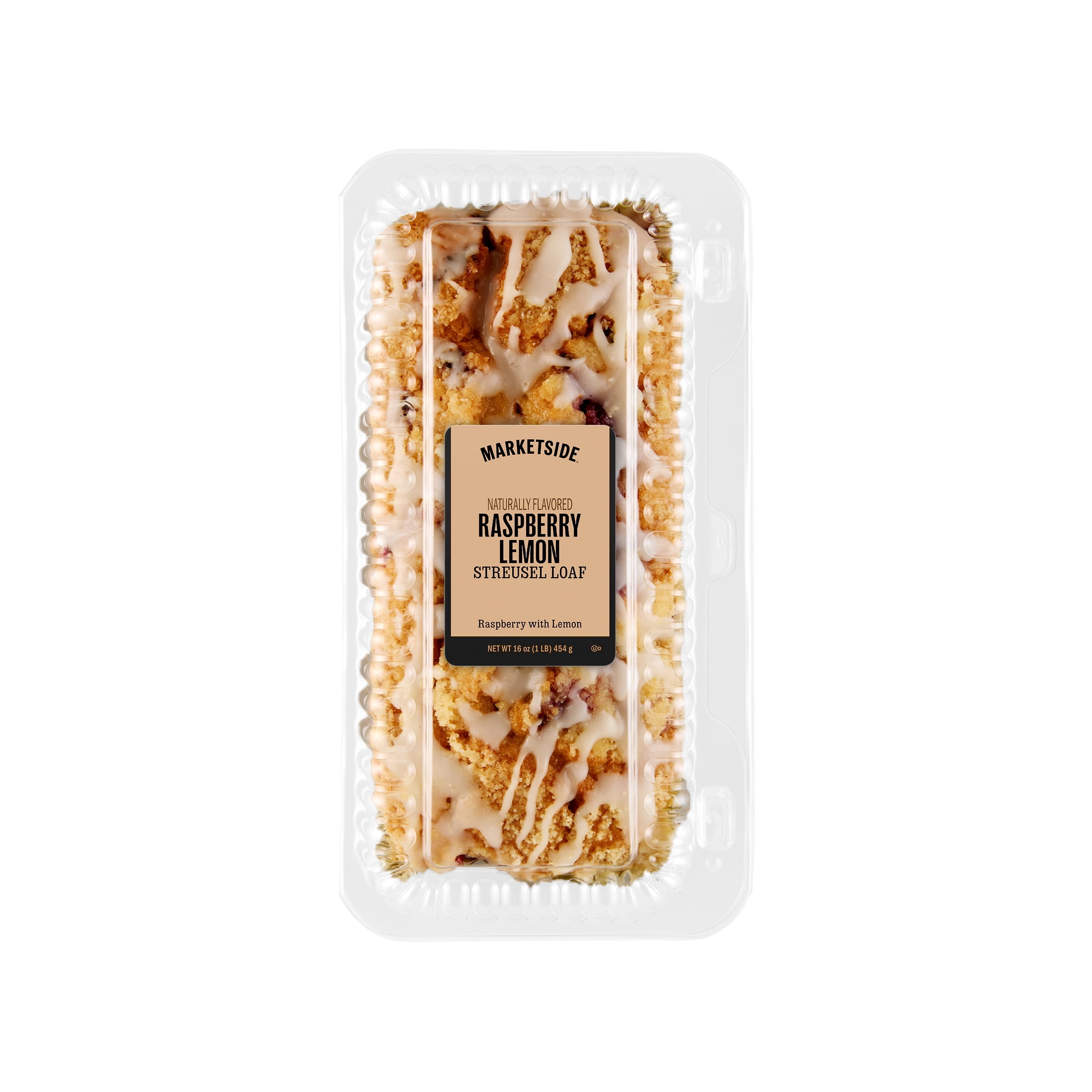 Marketside Raspberry Lemon Streusel Loaf Cake, 16 oz (Shelf Stable)