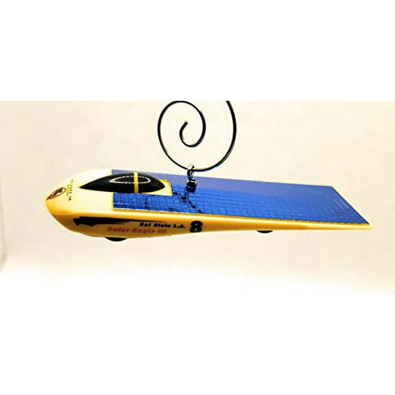Solar Eagle III Car Vehicle Christmas Ornament 1:64 Yellow