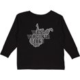 thumbnail image 3 of Inktastic West Virginia 1863 Boys or Girls Long Sleeve Toddler T-Shirt, 3 of 5