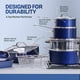 thumbnail image 5 of GRANITESTONE Juego de utensilios de cocina antiadherentes de 20 piezas, color azul, juego de utensilios de cocina, juego de utensilios de cocina antiadherentes de granito, juego de utensilios de cocin, 5 of 5