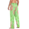 thumbnail image 6 of Lotus Flowers Men's Lightweight Pajama Bottoms Stretch Elastic Waist Side Pockets Spring Fall, 6 of 7