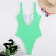 thumbnail image 4 of WILLBEST Trajes de Baño de Natación Para Mujer Trajes de Baño de Cintura Alta Para Mujer Traje de Baño Cruzado Con Lazo En La Espalda Traje de Baño Monokini Traje de Baño de 1 Pieza, 4 of 5