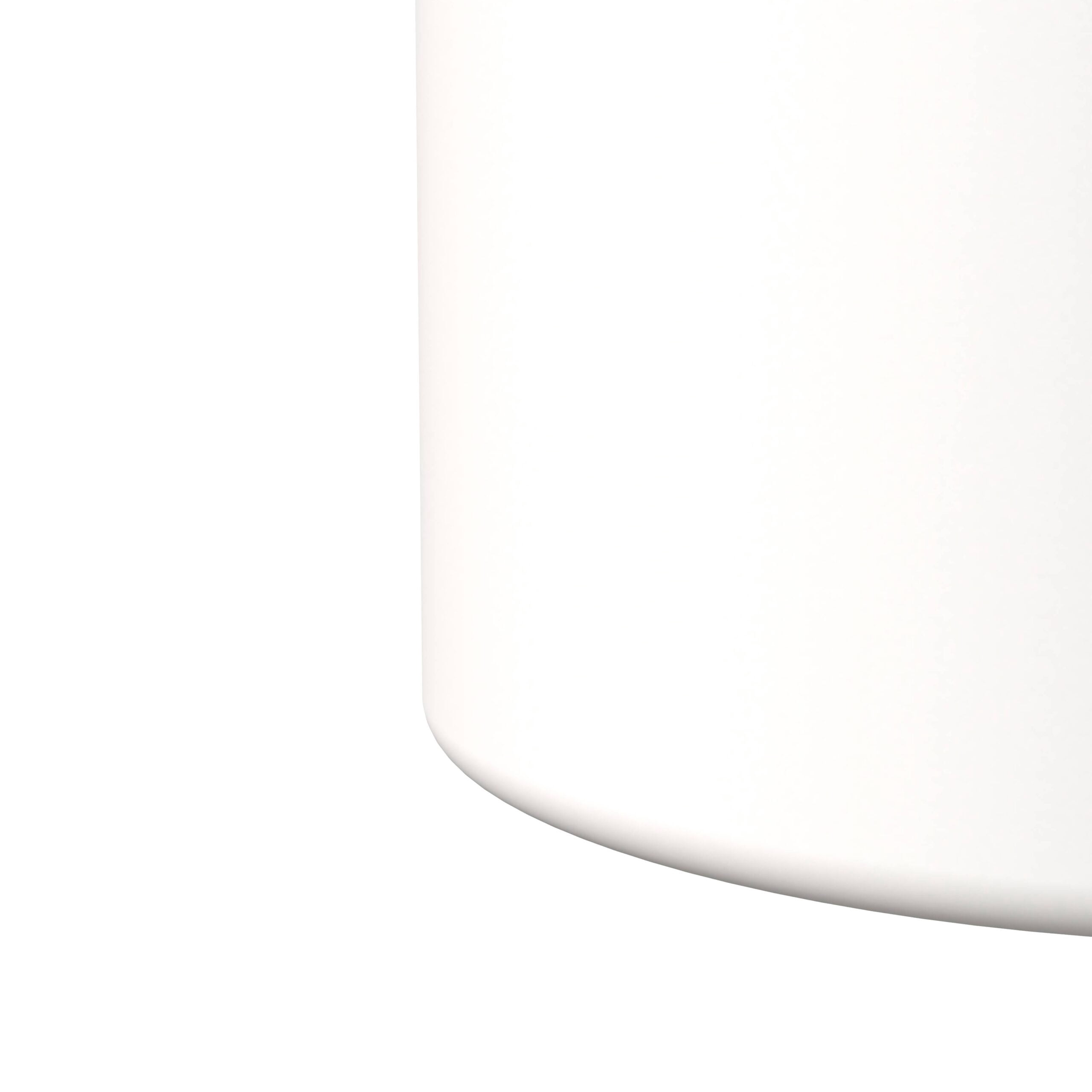 LeisureMod Tundra Fiberstone and MGO Clay Planter, Mid-Century Modern Round Planter Pot for Indoor and Outdoor (White, 18 Inch)