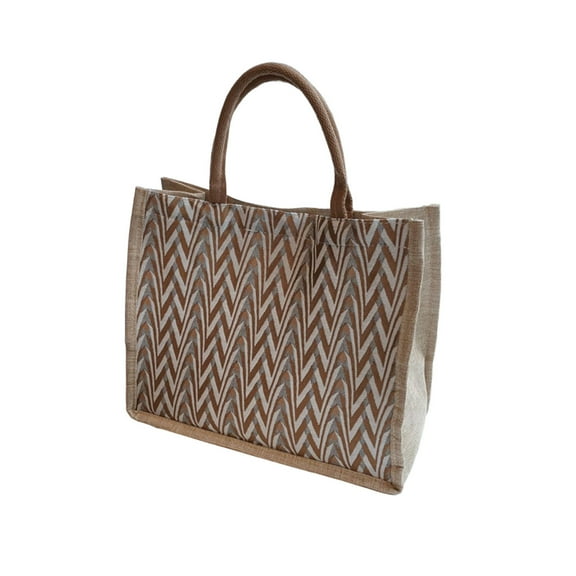 HengDidi Large Capacity Striped Fashion Women's Tote Bag with Adjustable Shoulder Strap Lightweight Daily Commuter Accessory for Shopping Travel Work Basics Size 34x30x15cm