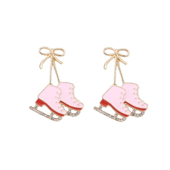 Christmas Lovely Ice Skates Earrings - Perfectly Adorn Your Holiday Season! Ideal Gift for Fashionable Ladies